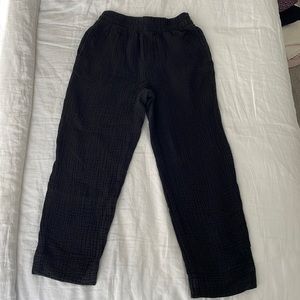 Madewell Black Gauze Pants